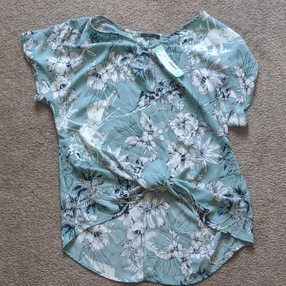 West Kei Allura Knot Detail Blouse M
